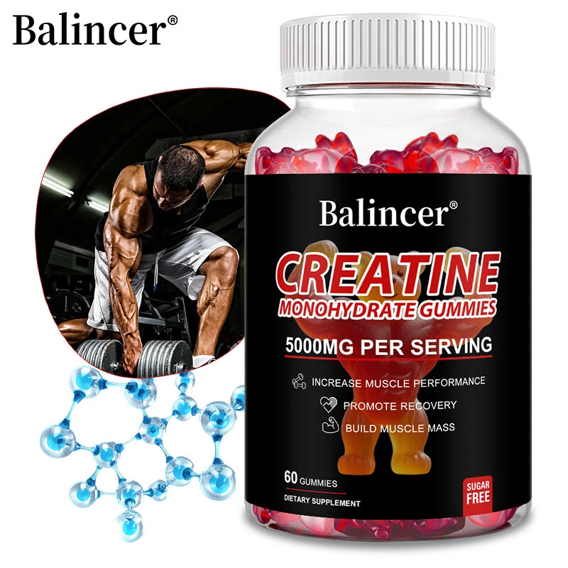 Creatine Monohydrate Gummies - Increase Strength and Build Muscle