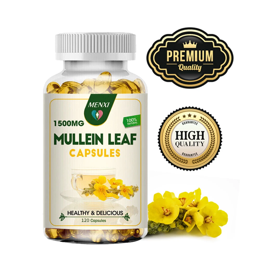 Lung Detox & Cleanse -Mullein Leaf -Respiratory Health, Digestive Support 120pcs
