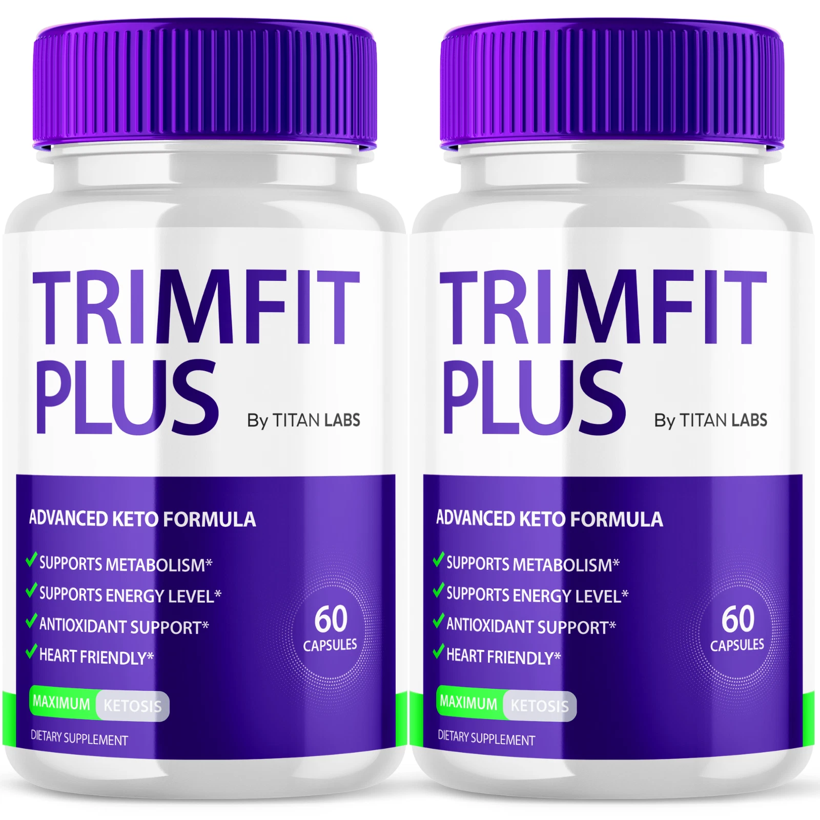 (2 Pack) Trimfit Plus Pills, Trim Fit Plus Supplement Weight Loss (120 Capsules)