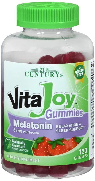 21ST CENTURY VITAJOY MELATONIN 5MG GUMMIES 120CT