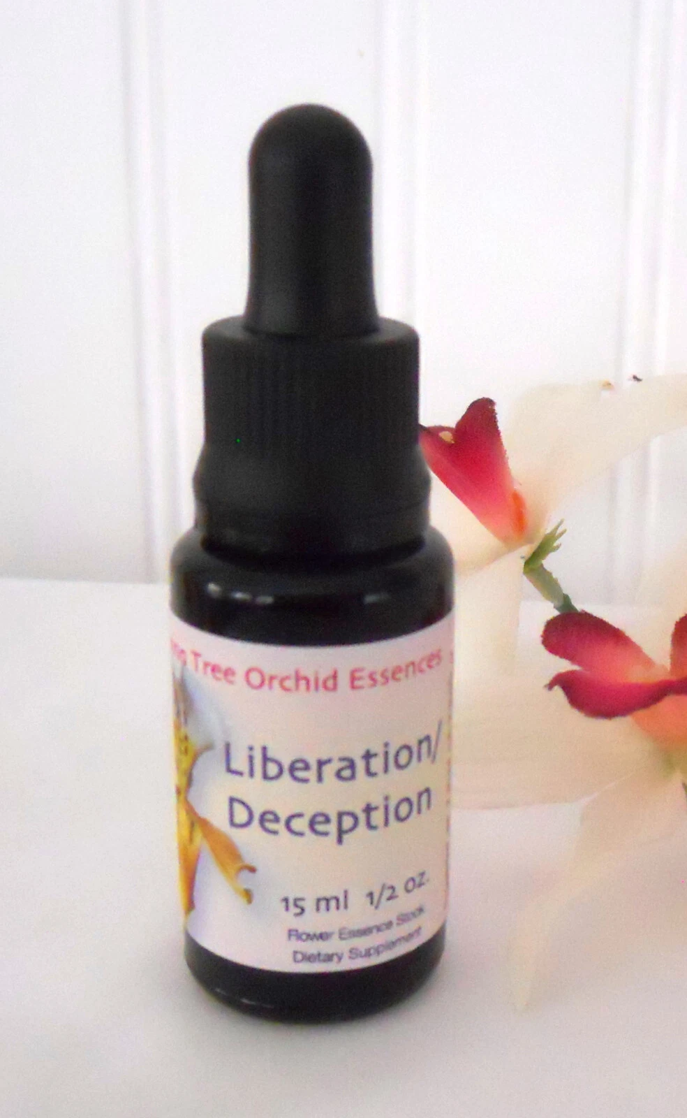 Living Tree Orchid Essences LIBERATION/DECEPTION 15 ml 1/2 oz Acts on Chakras