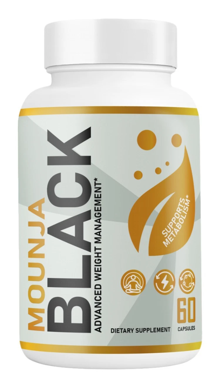 (1 Pack) Mounja Black Capsules for Weight loss, Advanced Fat-Burning Formula