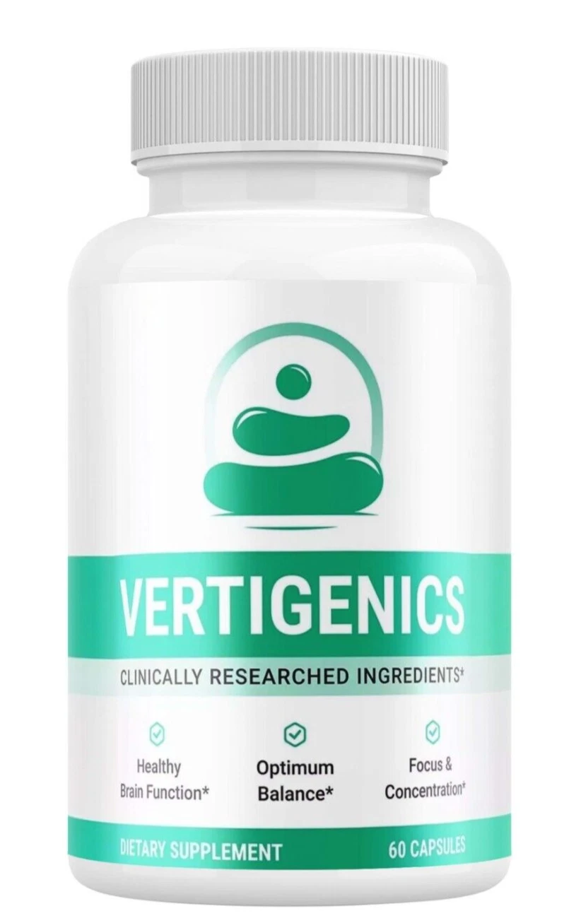 (1 Pack) Vertigenics Capsules to Support The Body’s Balance System & Dizziness