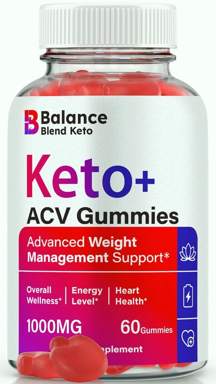 Balance Blend Keto ACV Gummies, Balance Blend for Advanced Weight Loss 60ct