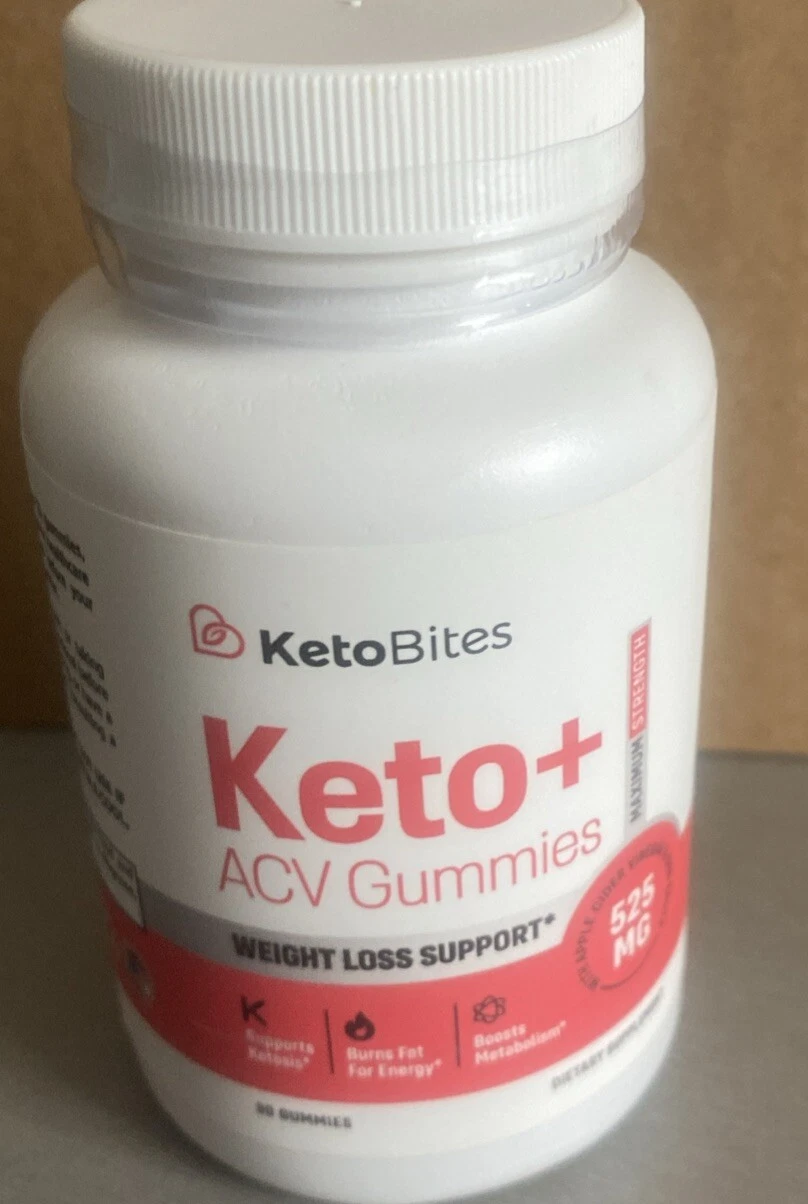 2x Bottles Keto Drops Weight Loss Support ACV Gummies 525 mg 30 CT. Unopened