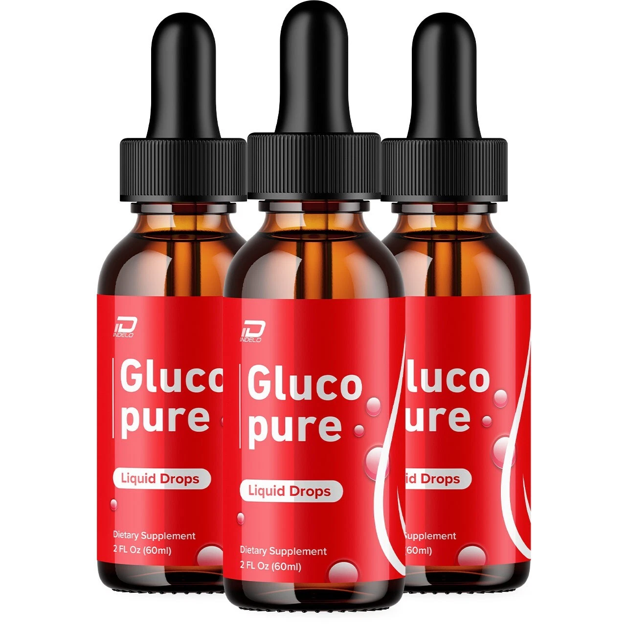 (3 Pack) Gluco Pure Drops Healthy Blood Support Formula – GlucoPure Dietary