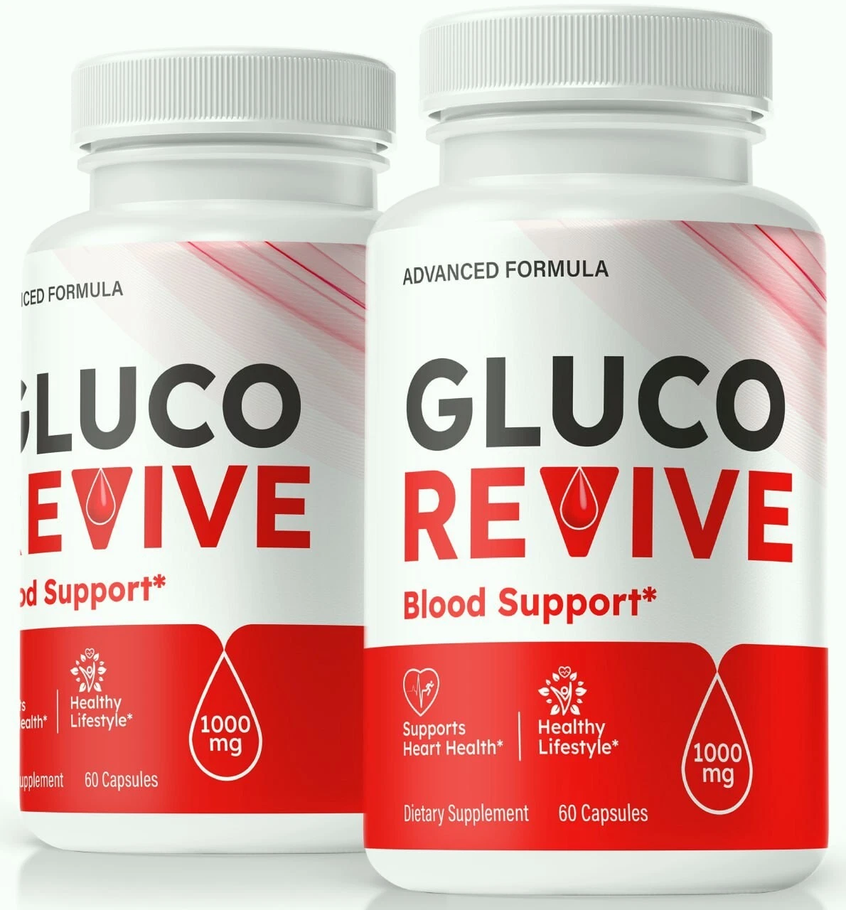(2 Pack) GlucoRevive Blood Health Capsules to Support Blood Sugar & Pressure