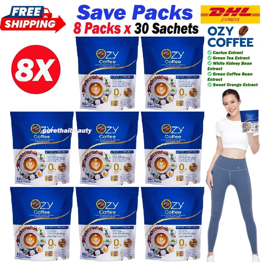 8X Ozy Coffee Dietary Supplement Weight Control Detox Slimming 5in1 Healthy