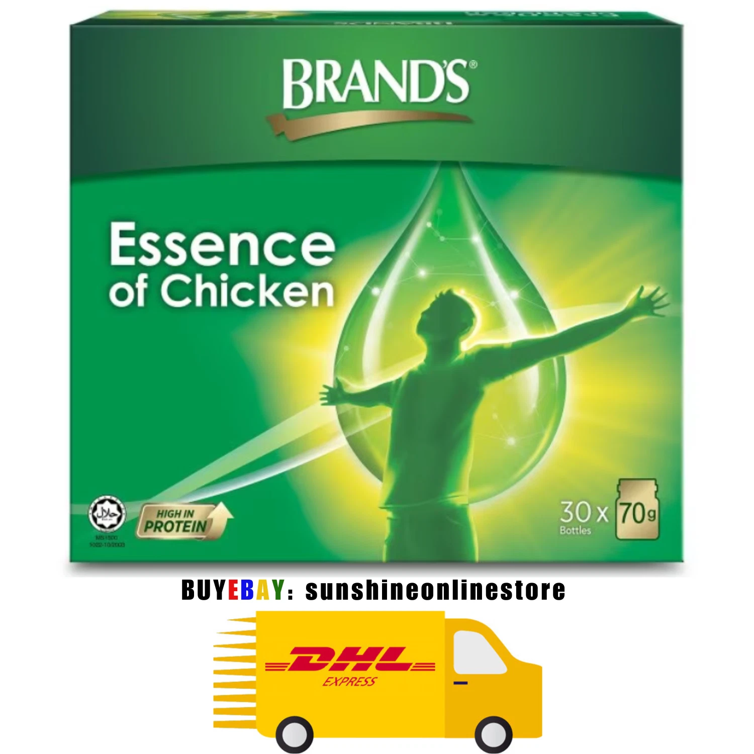 BRAND'S Essence of Chicken Original 70g x 30 Bottles - EXP : 2027