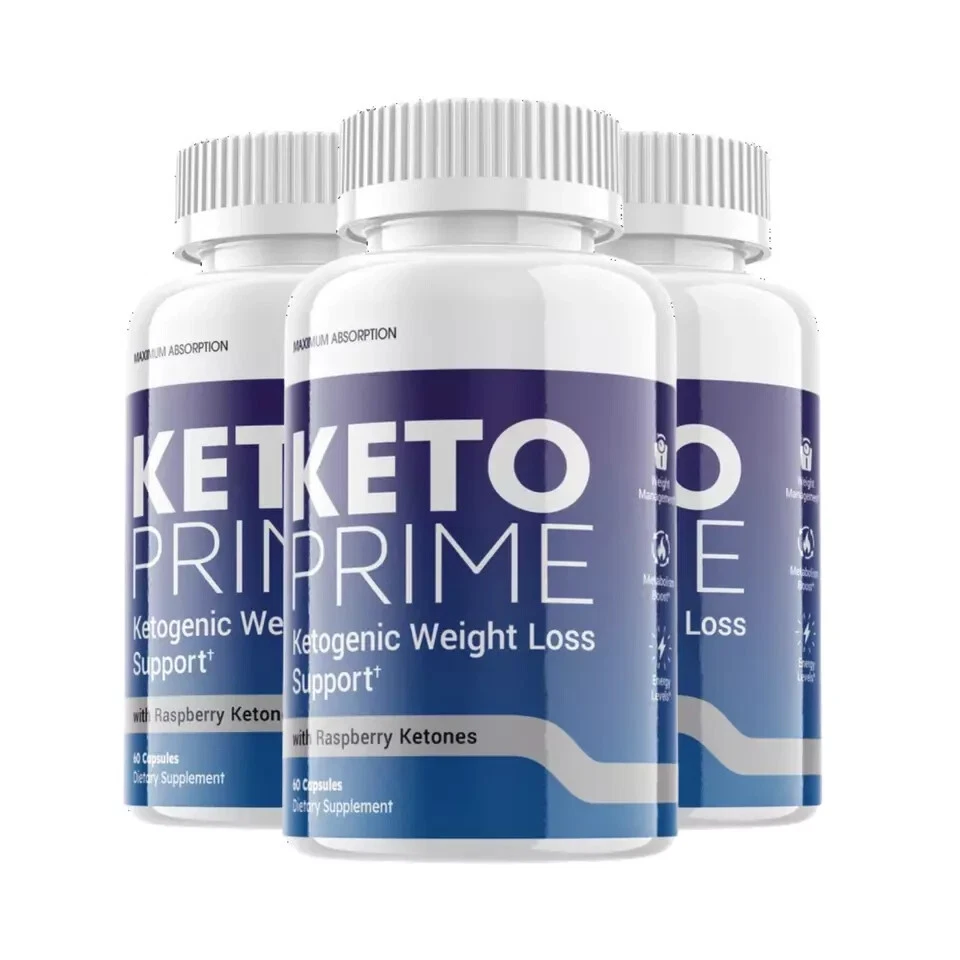 Keto Prime Pills Keto Supplement for Weight Loss Support (180 Capsules) 3-Pack