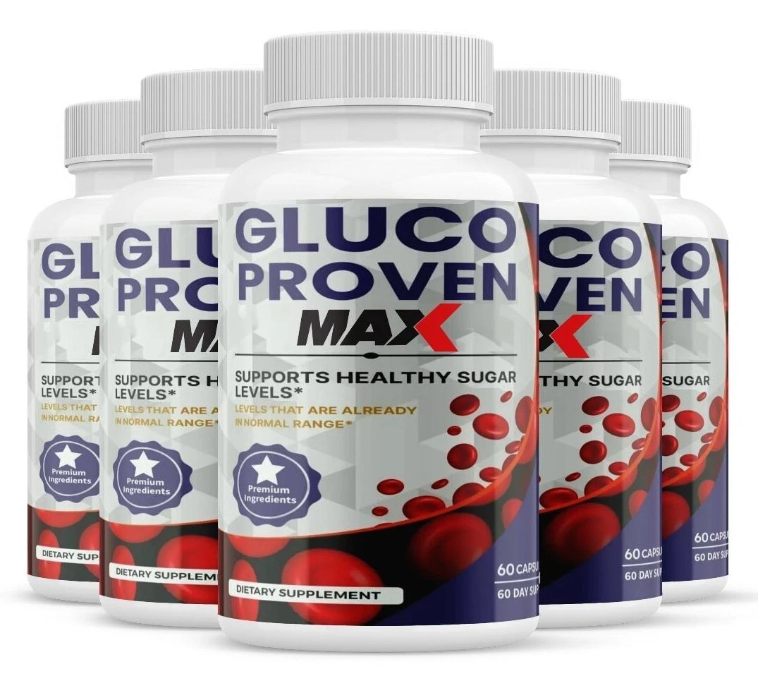 (5 Pack) Gluco Proven Capsules - Gluco Proven Advanced Formula Supplement