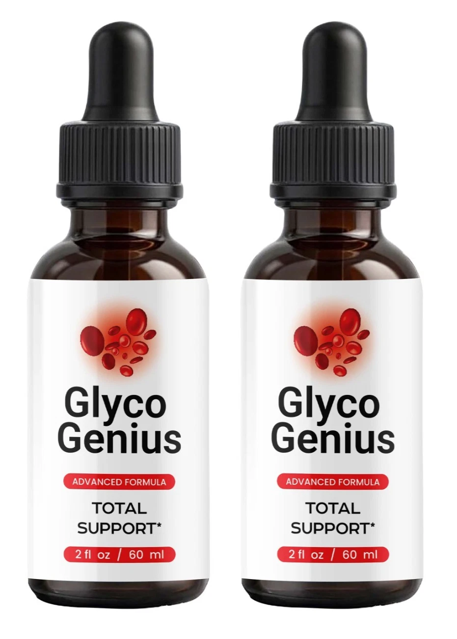 (2 Pack) Glyco Genius Drops Support Blood Health and General Wellness