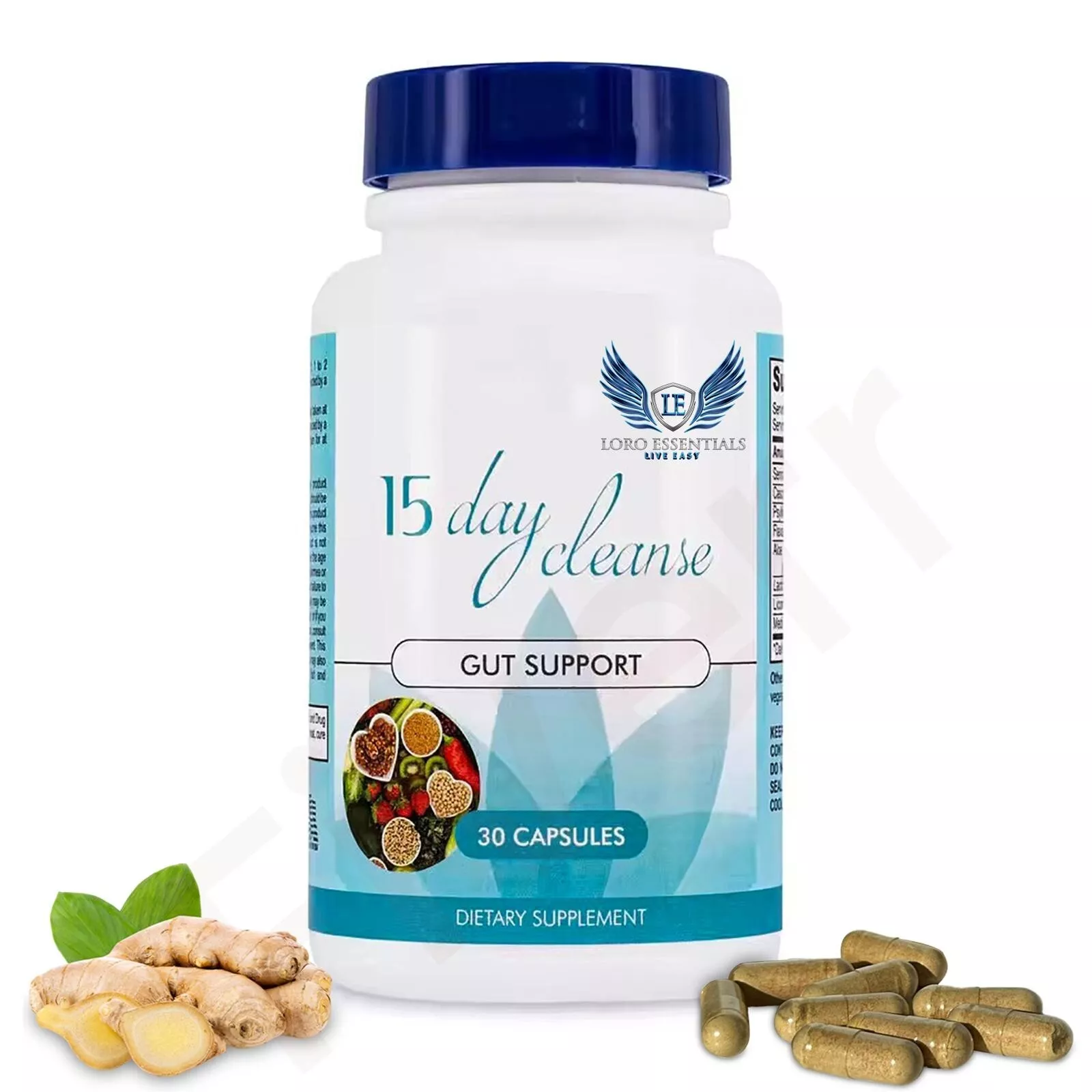 15-Day Cleanse Gut Support, Advanced Gut Cleanse Detox for Women & Men