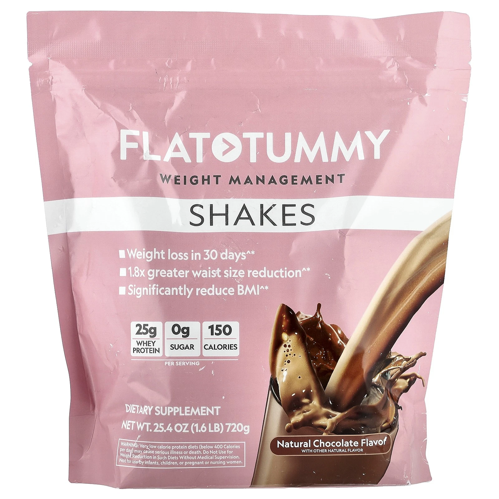 Shakes, Natural Chocolate, 1.6 lb (720 g)