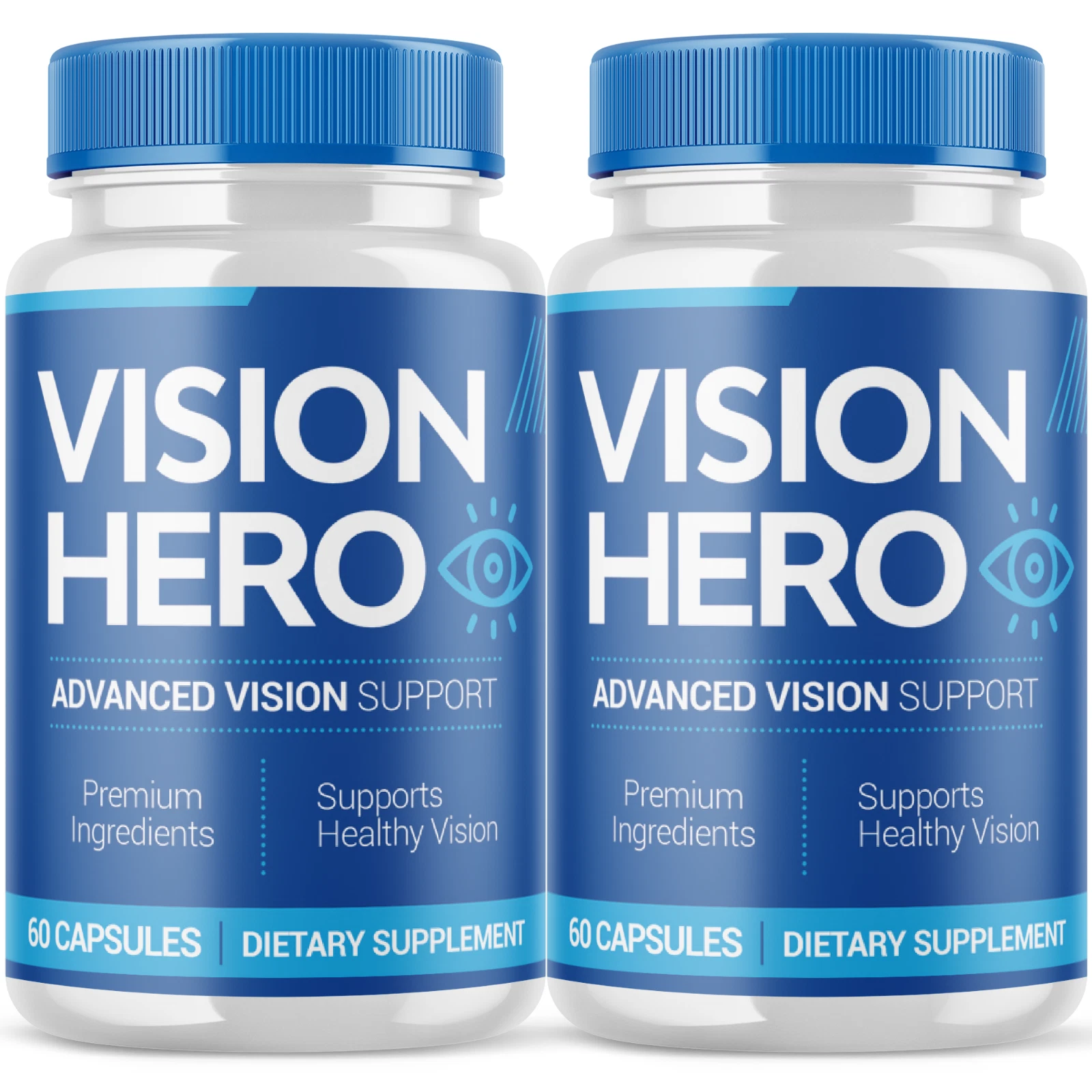 (2 Pack) Vision Hero, VisionHero Eye Supplement for Vision Health (120 Capsules)