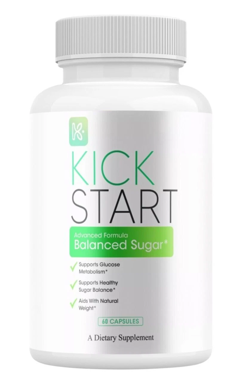(1 Pack) Kick Start Blood Capsules, KickStart Balanced Sugar Supplement Pills
