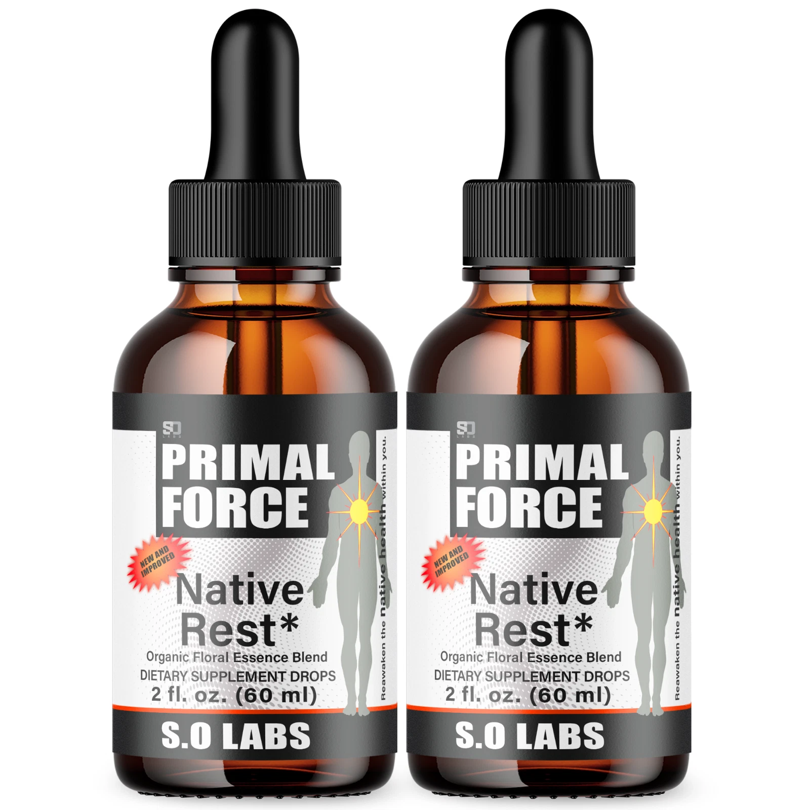 Primal Force Blood Drops - Supports Blood Health & Balanced Lifestyle - 2 Pack