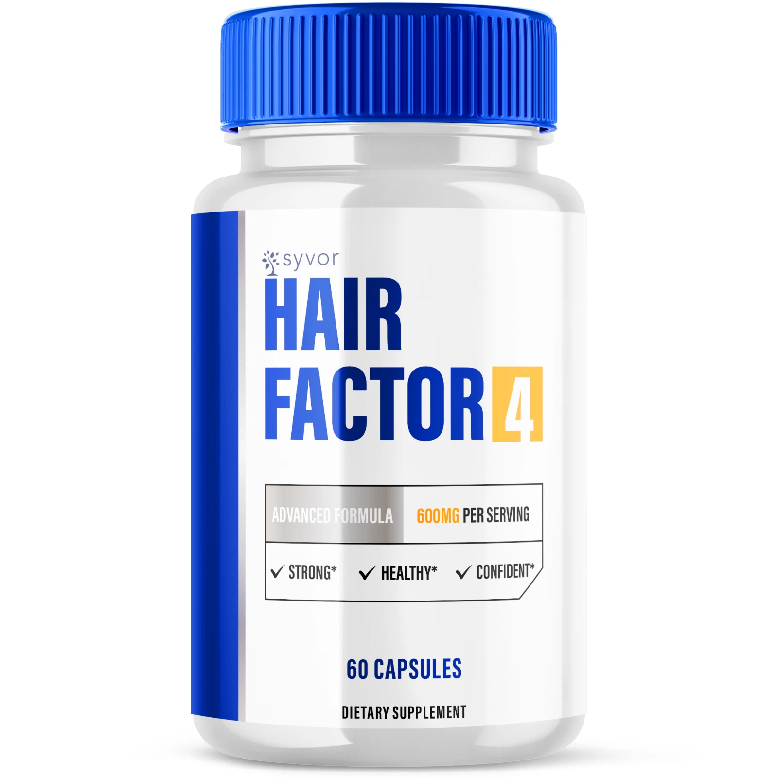 Hair Factor 4 Advanced Formula Supporting Strong Healthy Hair Naturally 60 Caps