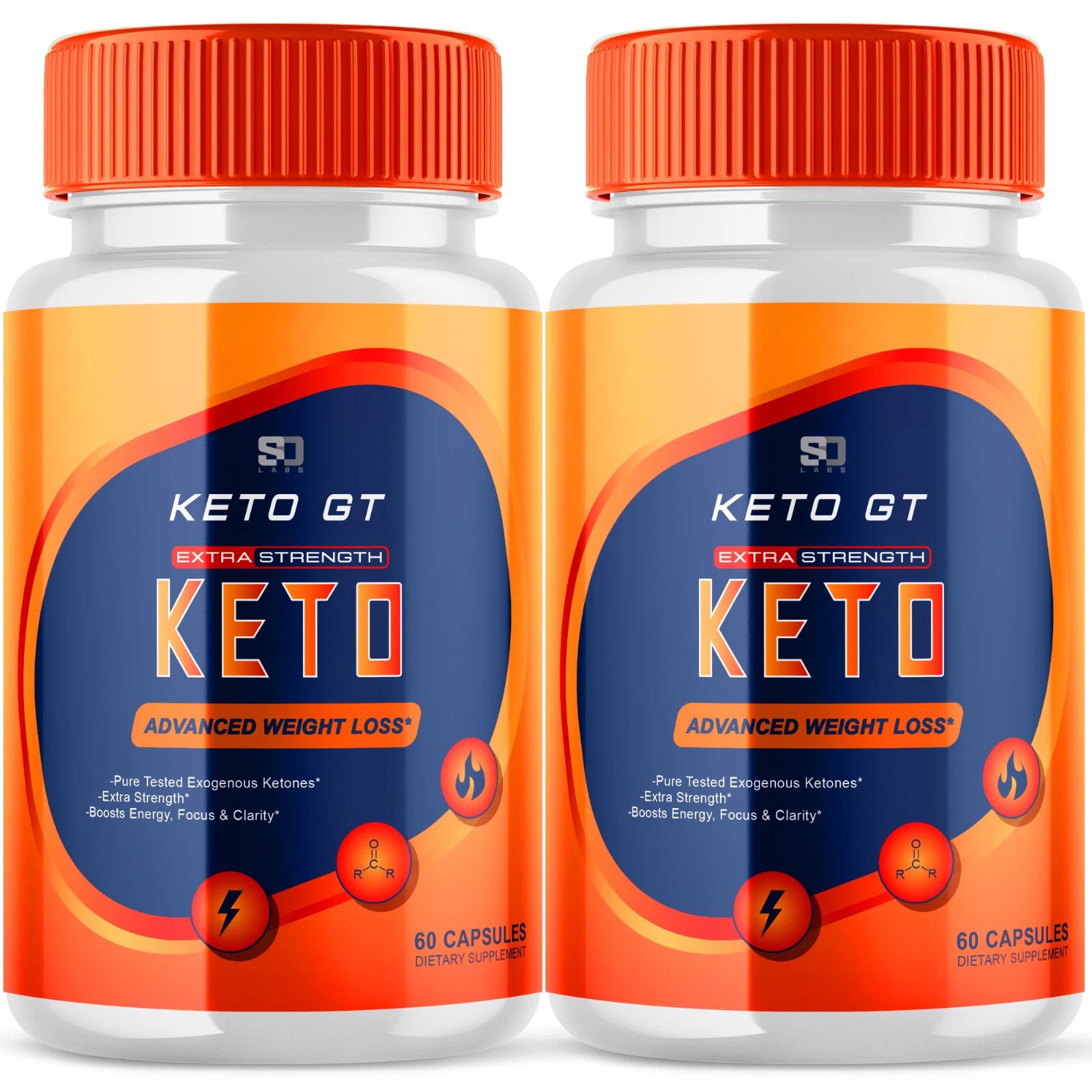 (2 Pack) Keto GT, KetoGT Extra Strength Advanced Weight Loss Pill (120 Capsules)