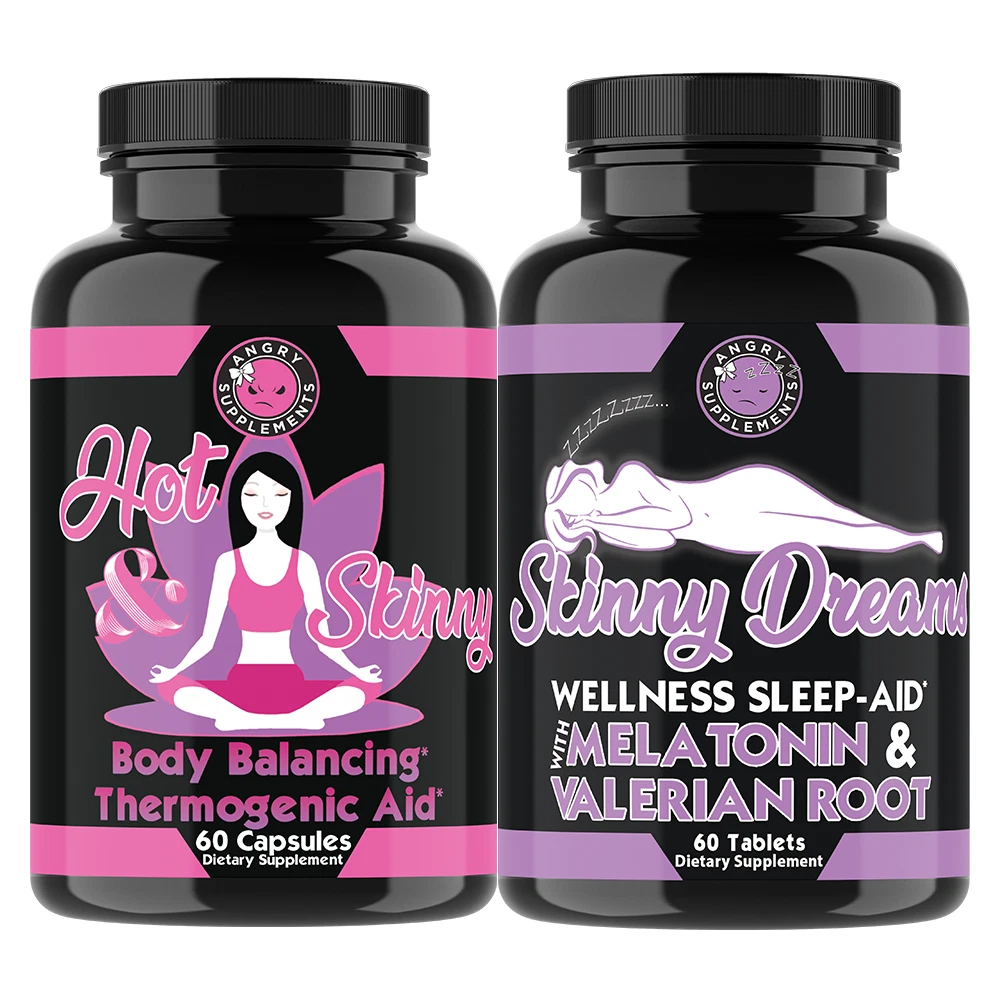 Weight Loss for Women, Hot & Skinny Diet Pills + Skinny Dreams Sleep Aid, 2-Pack