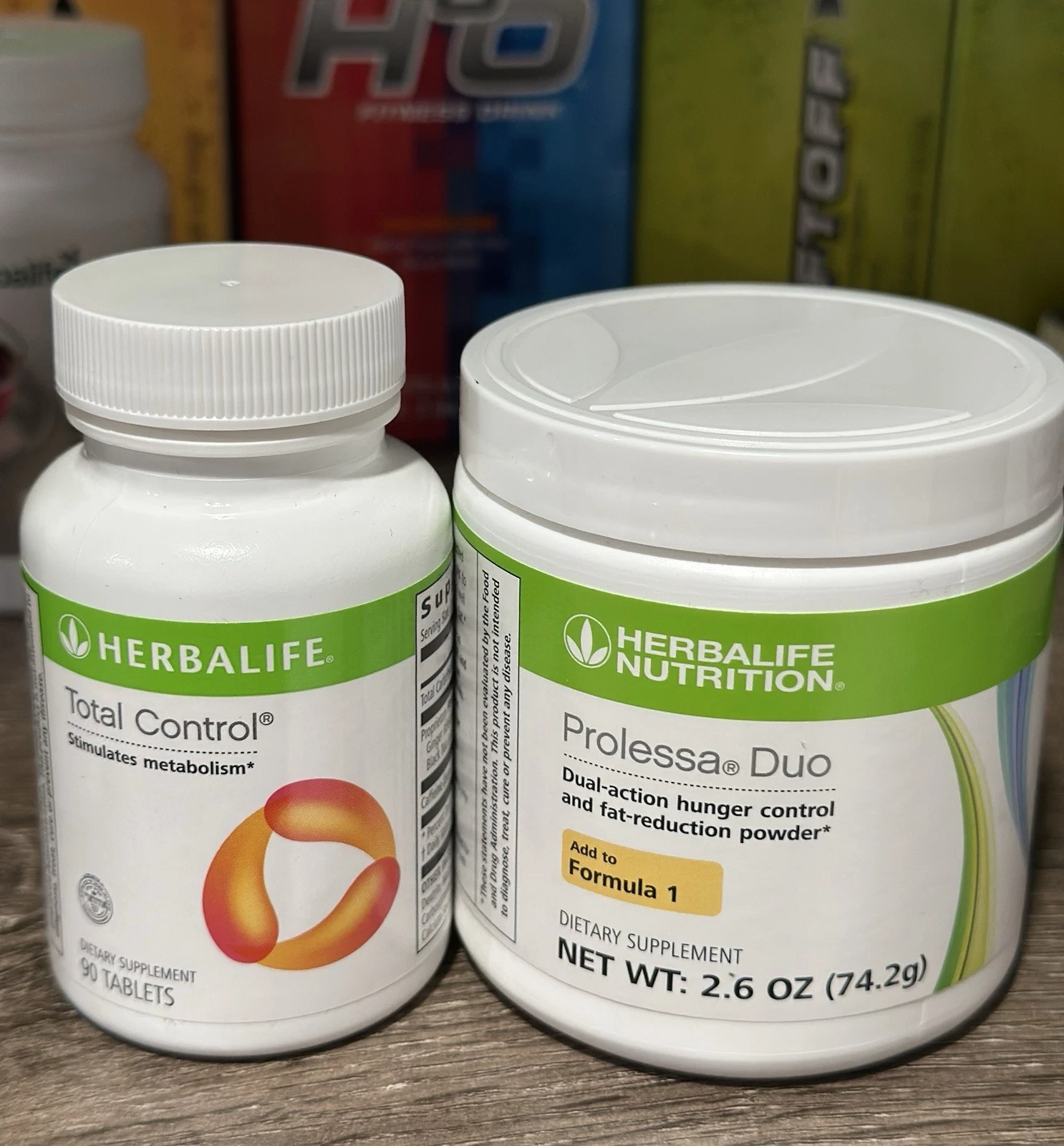 Total Control Stimulates Metabolism And Prolessa Dúo Power 2.6 Oz 7 Days