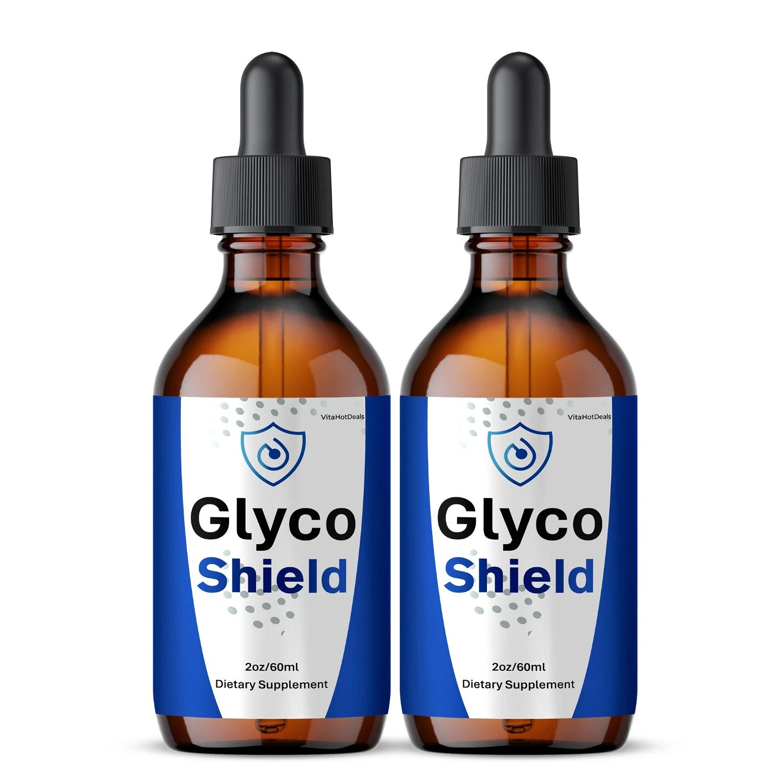 Glyco Shield All Natural Supplement, Max Strength , GlycoShield Drops (2 Pack)