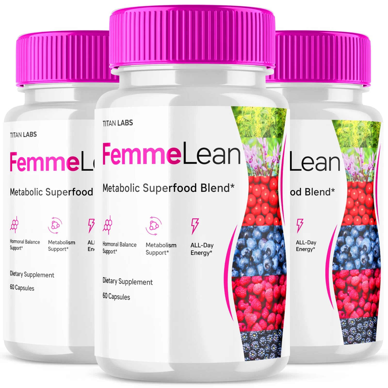 Femme Lean Keto - Support for Weight Management and Energy Boost (3 Pack)