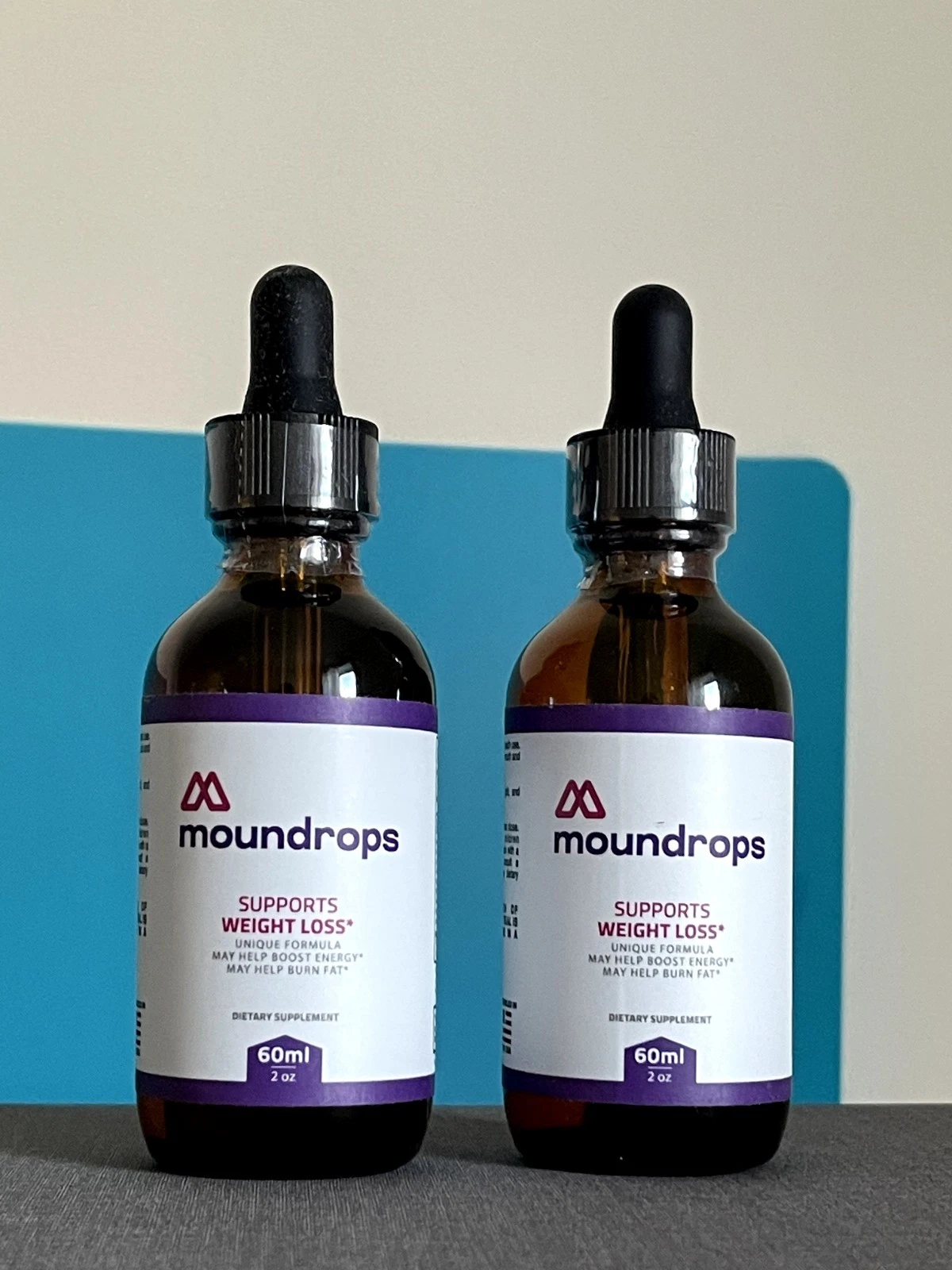 (2 Pack) Moundrops Weight Loss Drops for Burning Excess Fat & Boosting Energy