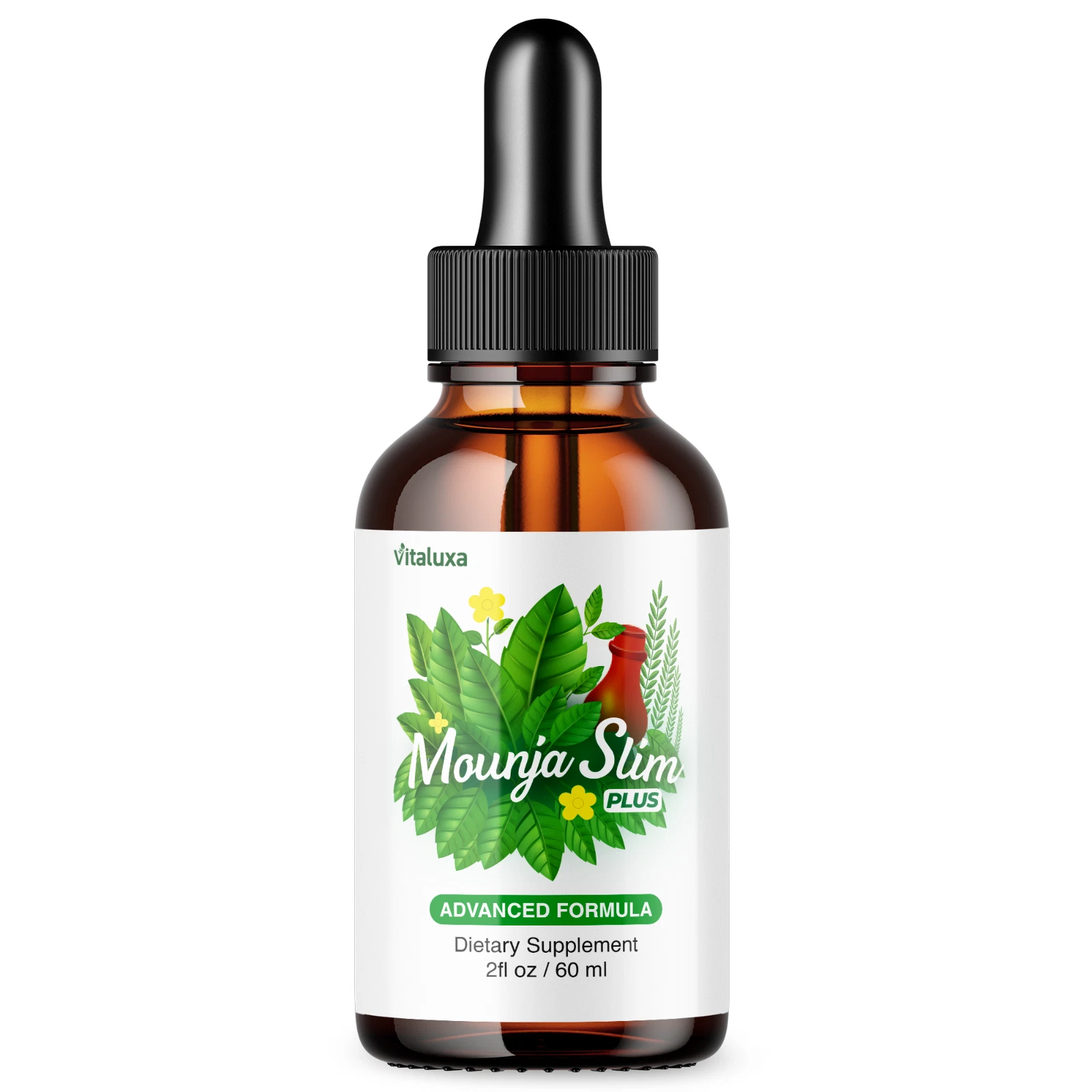 MounjaSlim Liquid Drops, Advanced Weight Loss Management Formula (2oz)