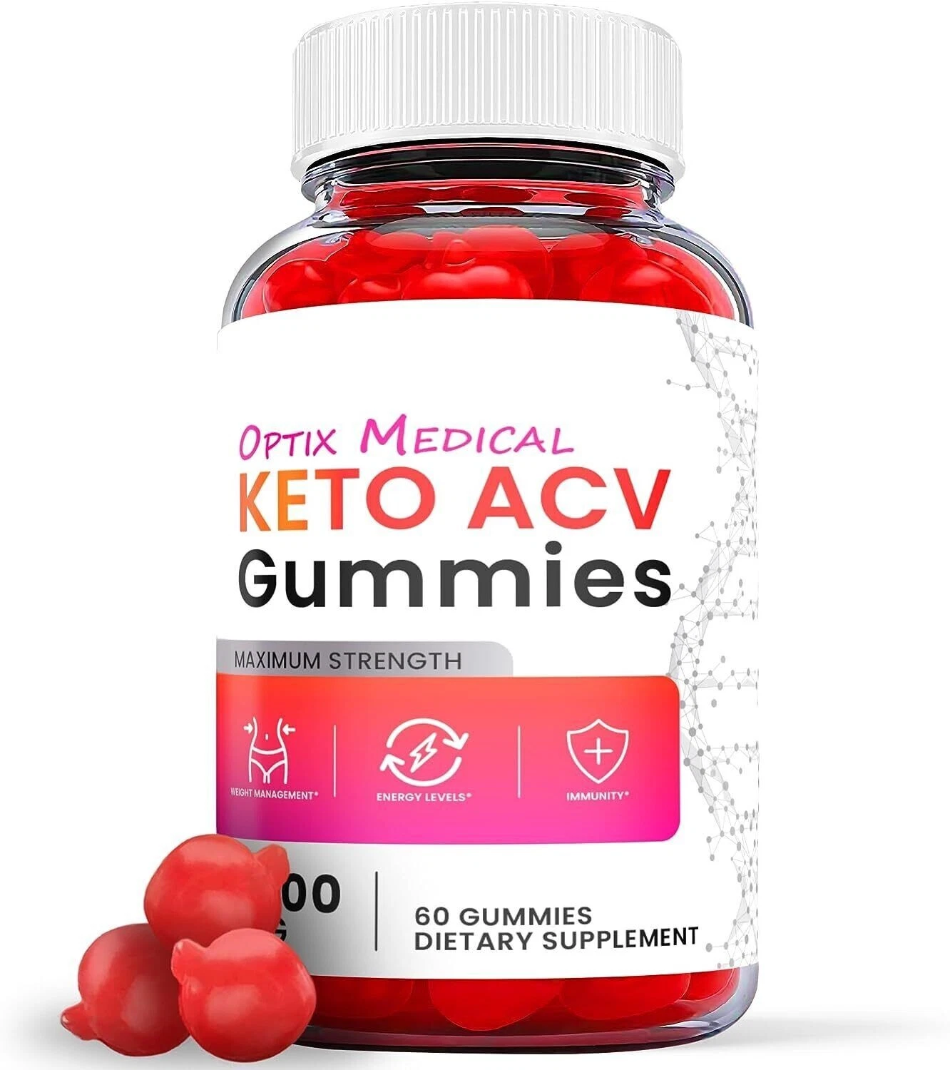 Optix Medical Keto Gummies- Optix Medical ACV Gummys Weight Loss ORIGINAL-1 Pack