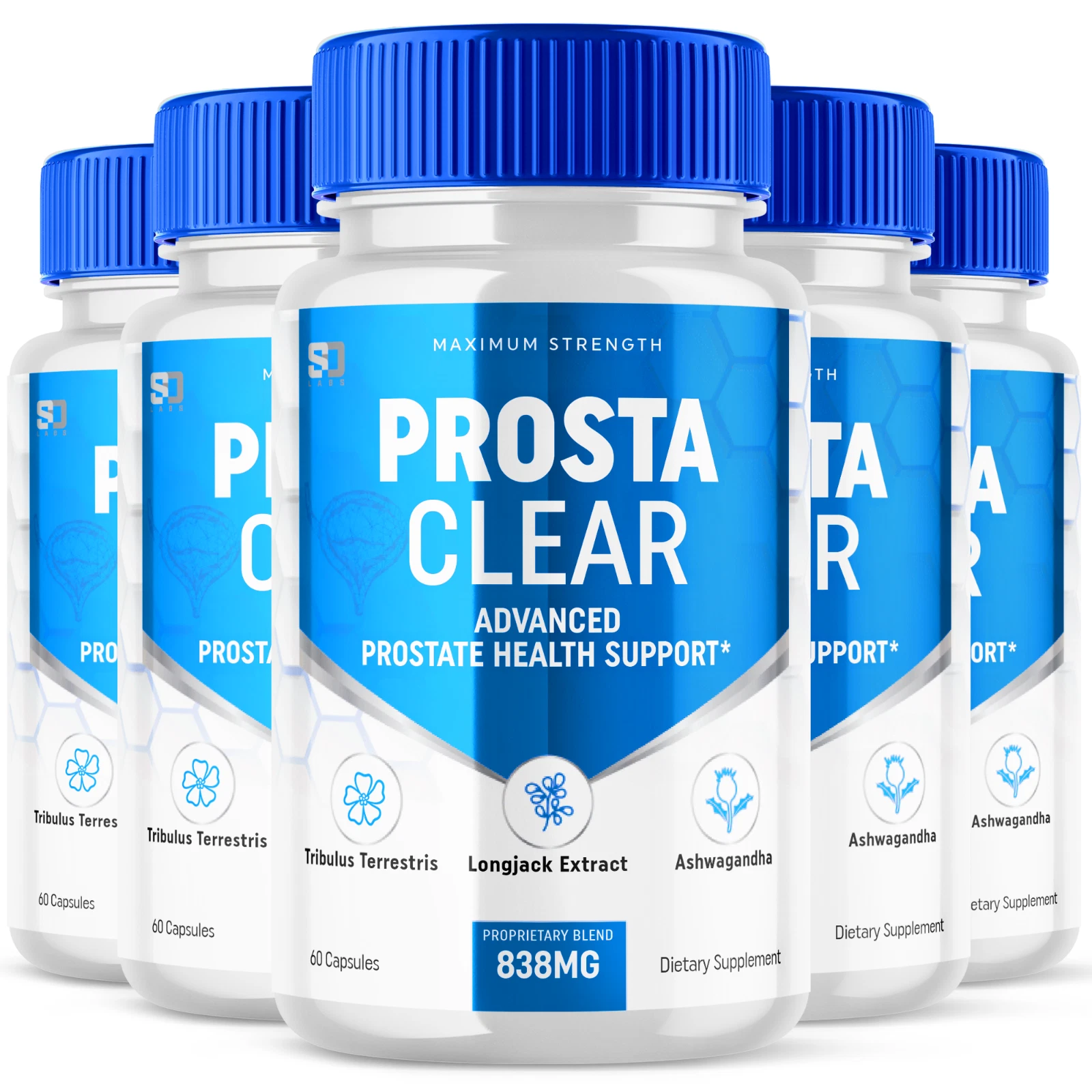 Prosta Clear - Advanced Prostate Support and Enhance Vitality (5 Pack)