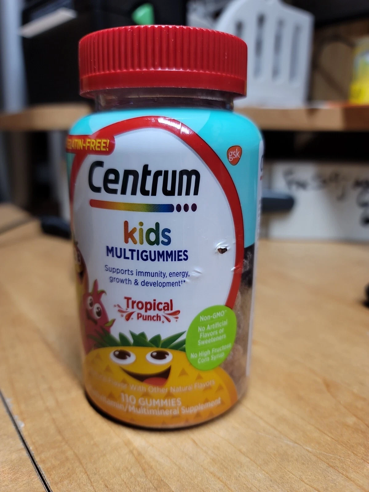 Centrum Kids Multivitamin Gummies for Immune Support, Energy, Growth -110 Count
