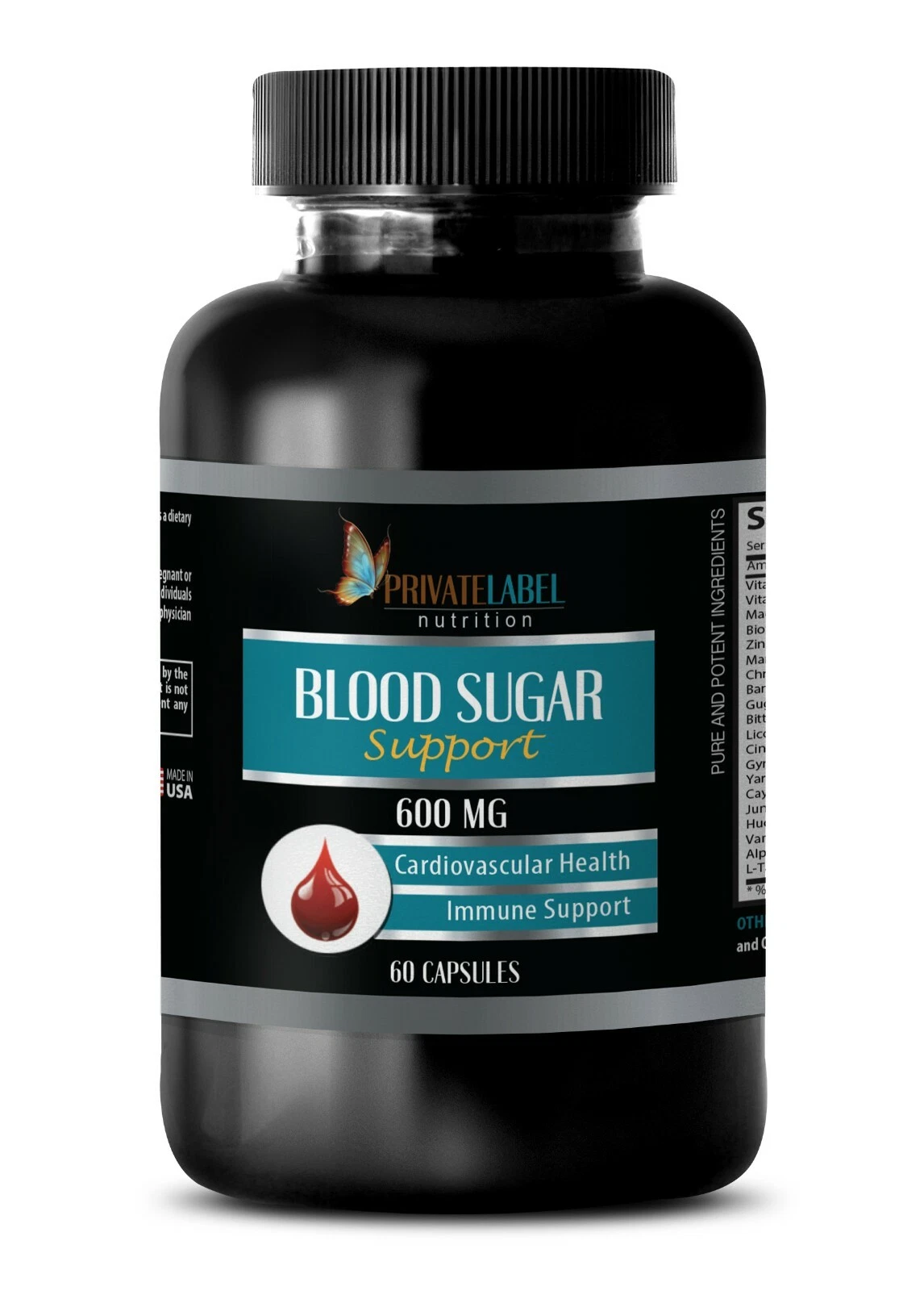 blood sugar defense - BLOOD SUGAR SUPPORT - anti inflammation diet 1 BOTTLE