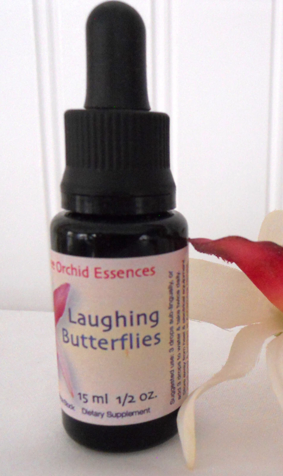 Living Tree Orchid Essences LAUGHING BUTTERFLIES 15 ml 1/2 oz Acts on Chakras