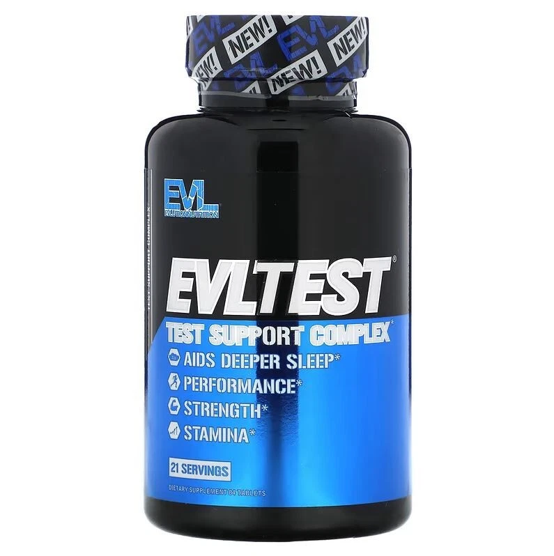 Evlution Nutrition EVL TEST - Natural Testosterone Booster - 21 Servings