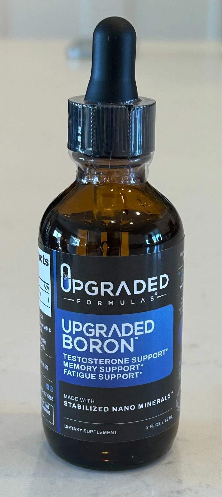Upgraded Formulas Liquid Nano Boron Supplement 2oz/59mL Sealed Exp. 11/27