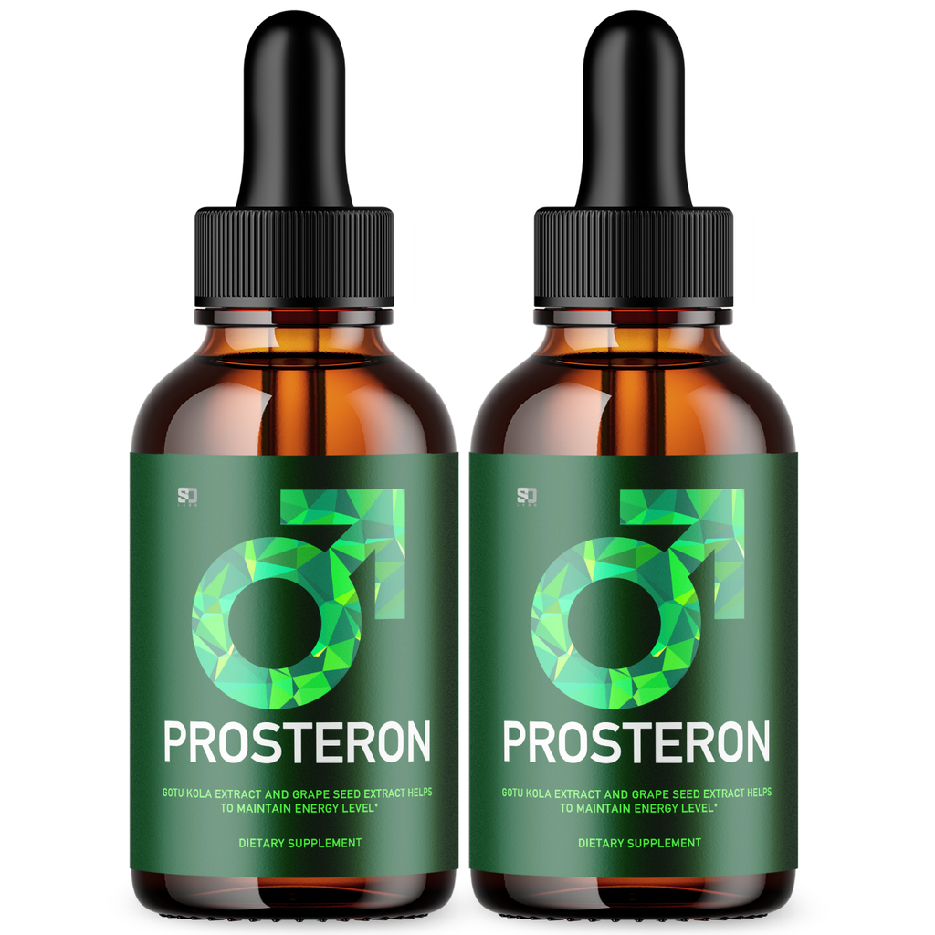 Prosteron Male Drops - Prosteron Enhances Energy, Vitality & Stamina - 2 Pack