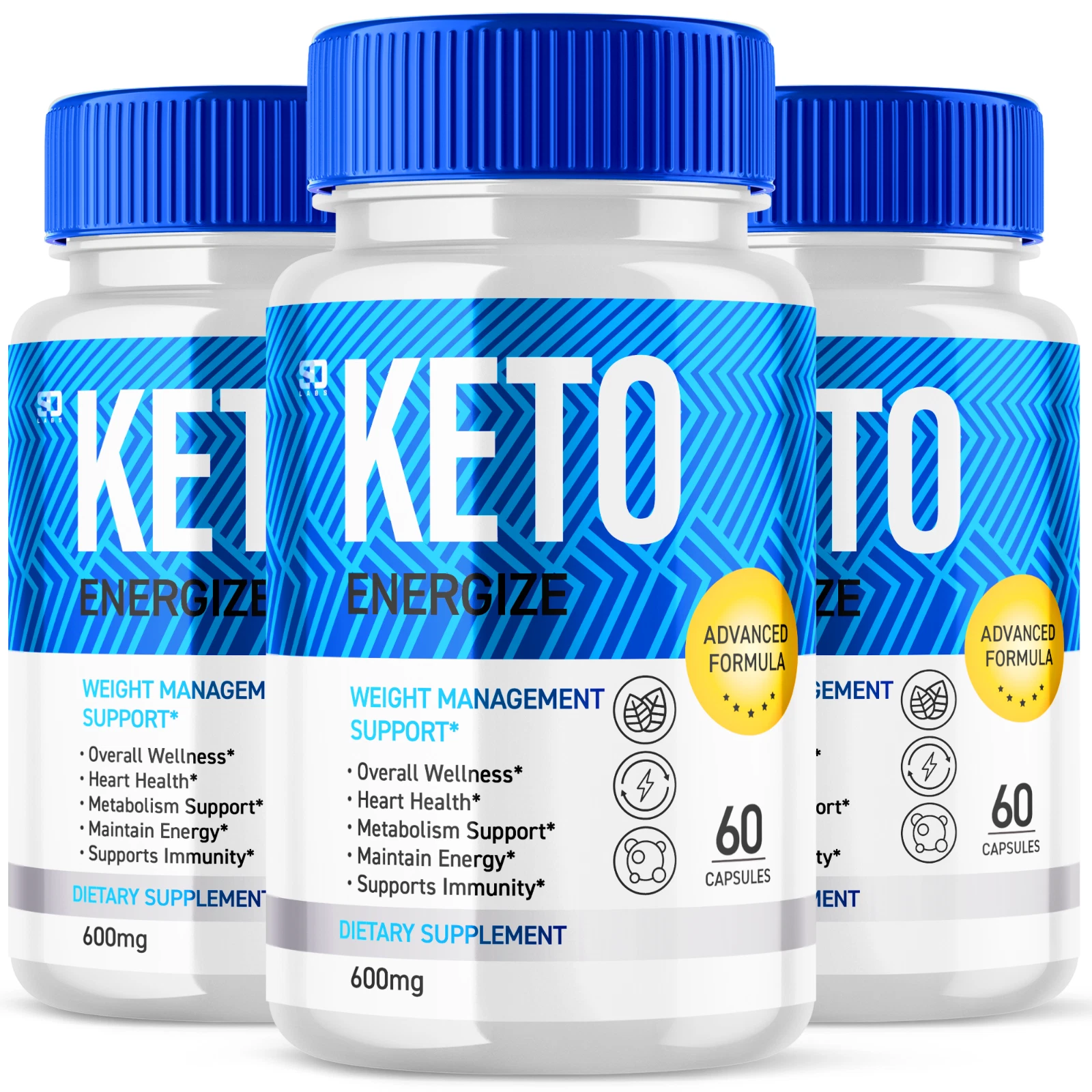 Keto Energize Support Weight Management, Immunity & Overall Wellness (3 Pack)