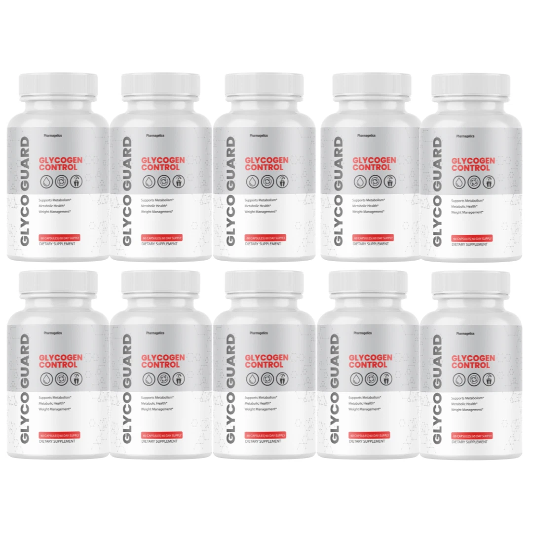 Glyco Guard Blood Sugar Support & Glycogen Control Supplement - 10 Bottles