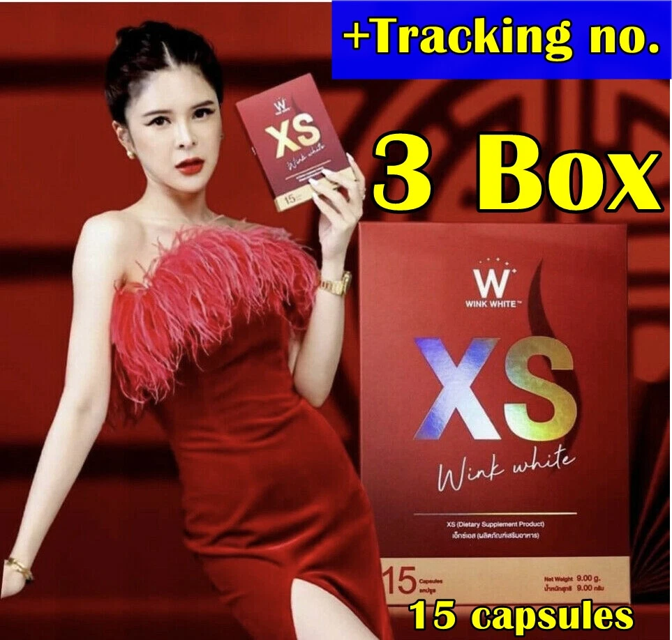 3X WINK WHITE XS Morosil Detox Dietary Supplement Weight Slimming 45 Capsules