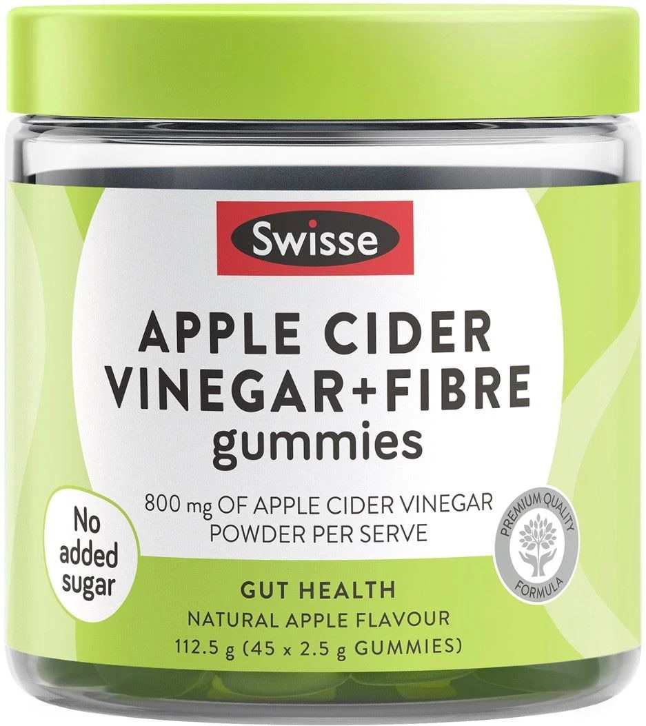 Apple Cider Vinegar + Fibre 45 Gummies Swisse