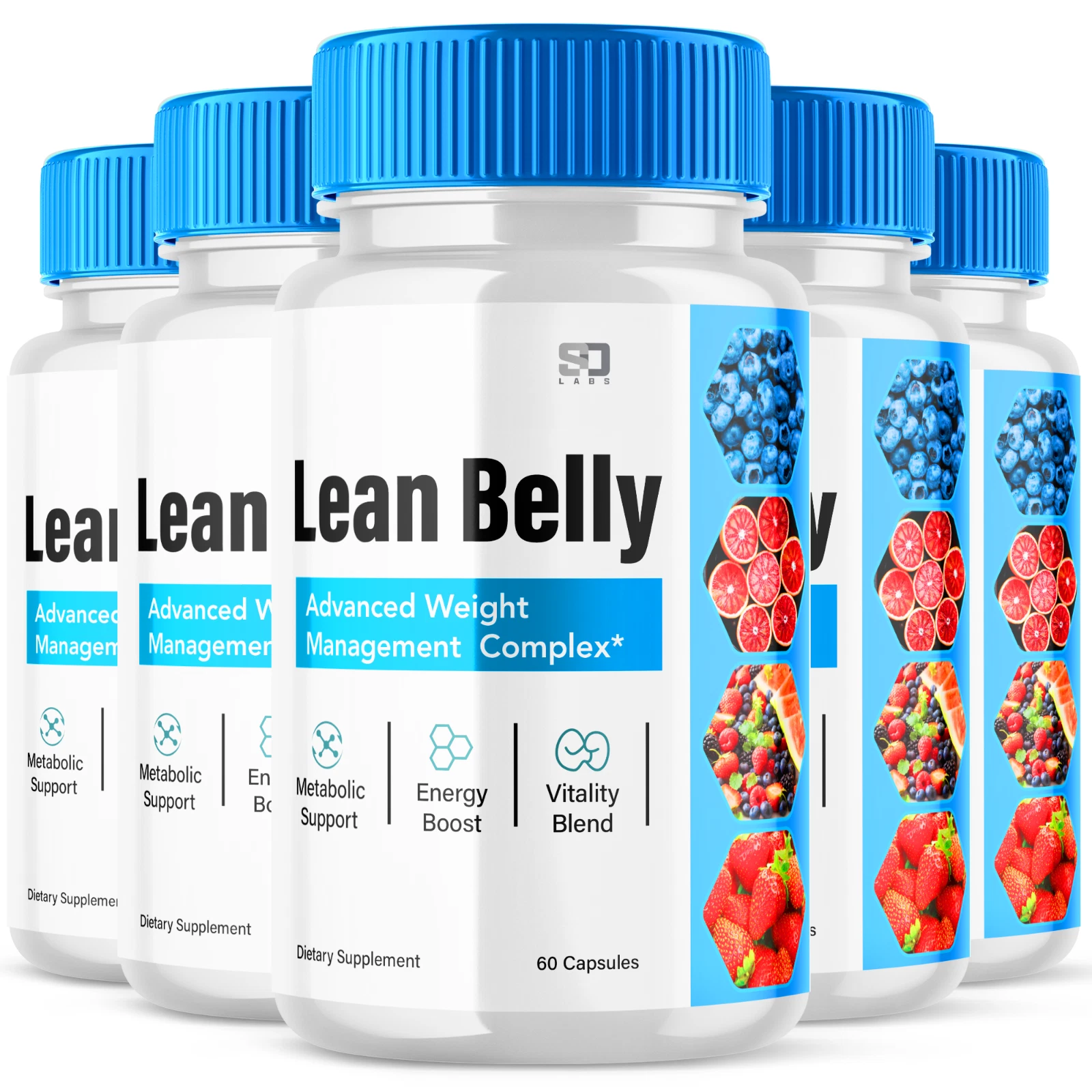 Ikaria Lean Belly Juice Weight Loss, Appetite Control Supplement Pill (5 Pack)