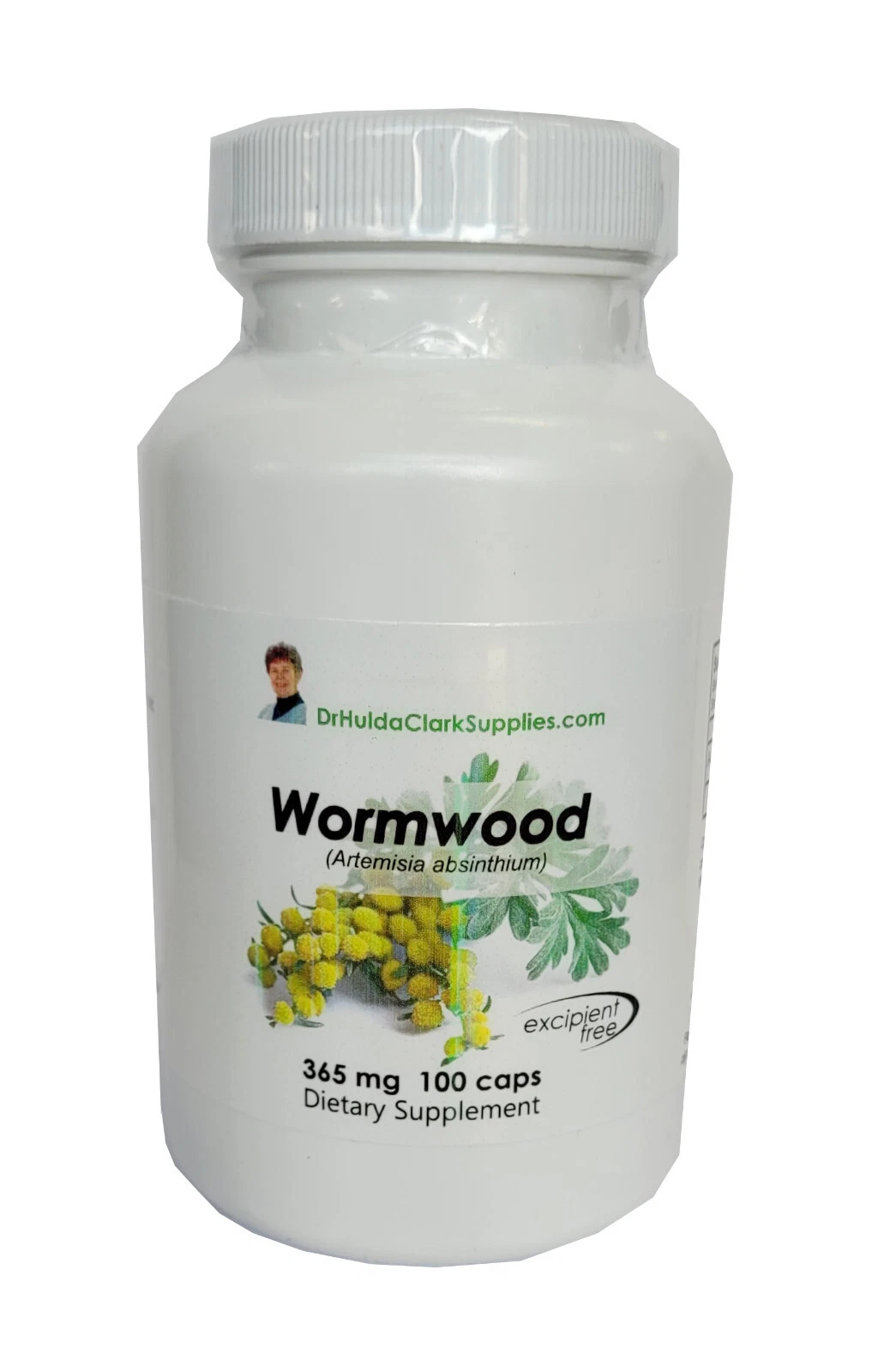 Fresh Wormwood (artemisia absinthium) 100 Caps 365mg - Dr Hulda Clark FAST SHIP
