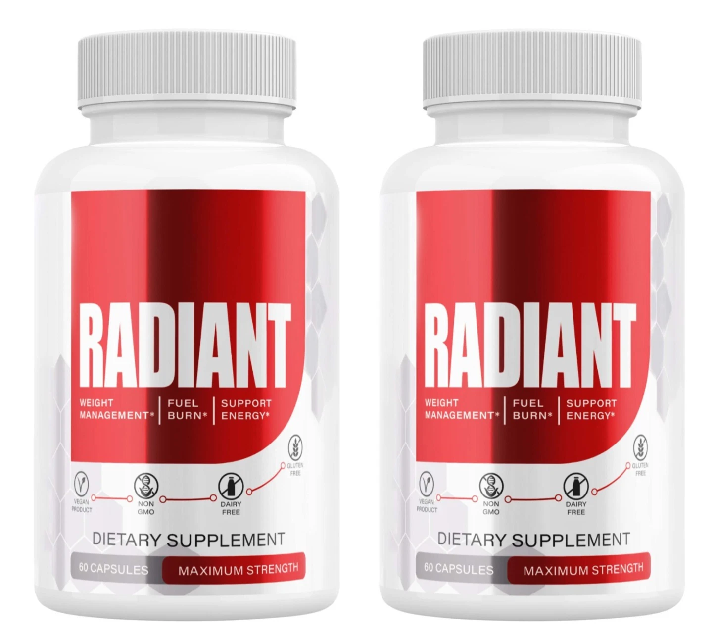 Radiant Advanced Formula Vitamin Natural Health & Wellness Supplement ( 2 Pack )