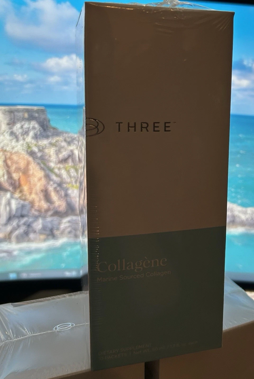 THREE Collagène Marine Sourced Collagen Dietary Supplement 10ct 1.7oz Pks 4/25