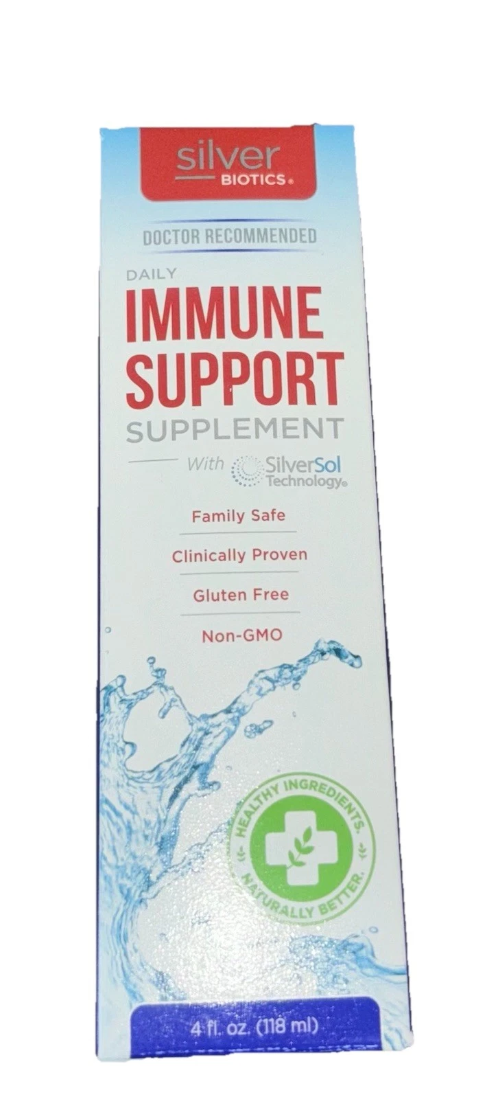 American Biotech Labs Silver Biotics Immune System Support 4fl.oz 12/24 NEW