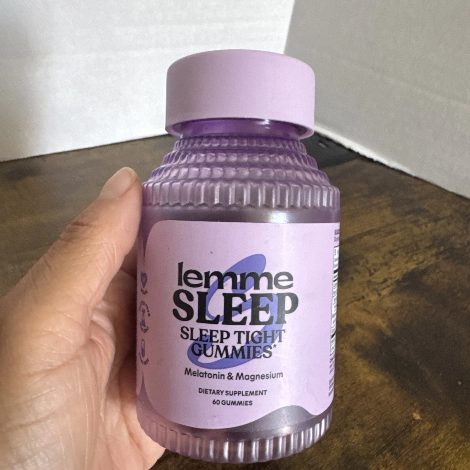 Lemme Sleep Sleep Tight Gummies Melatonin & Magnesium 60 Count