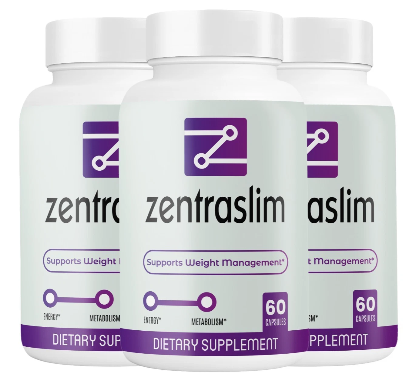 (3 Pack) Zentraslim Capsules for Weight loss, Advanced Fat-Burning Formula