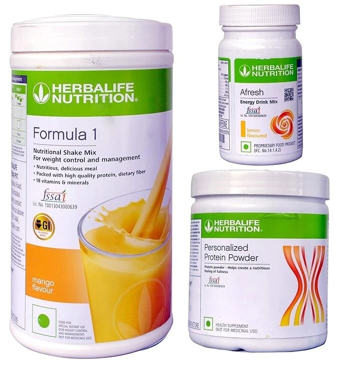 FORMULA 1 HEALTHY MEAL MANGO , PROTEIN POWDER 200GM, AFRESH ENERGY DRINK LEMON