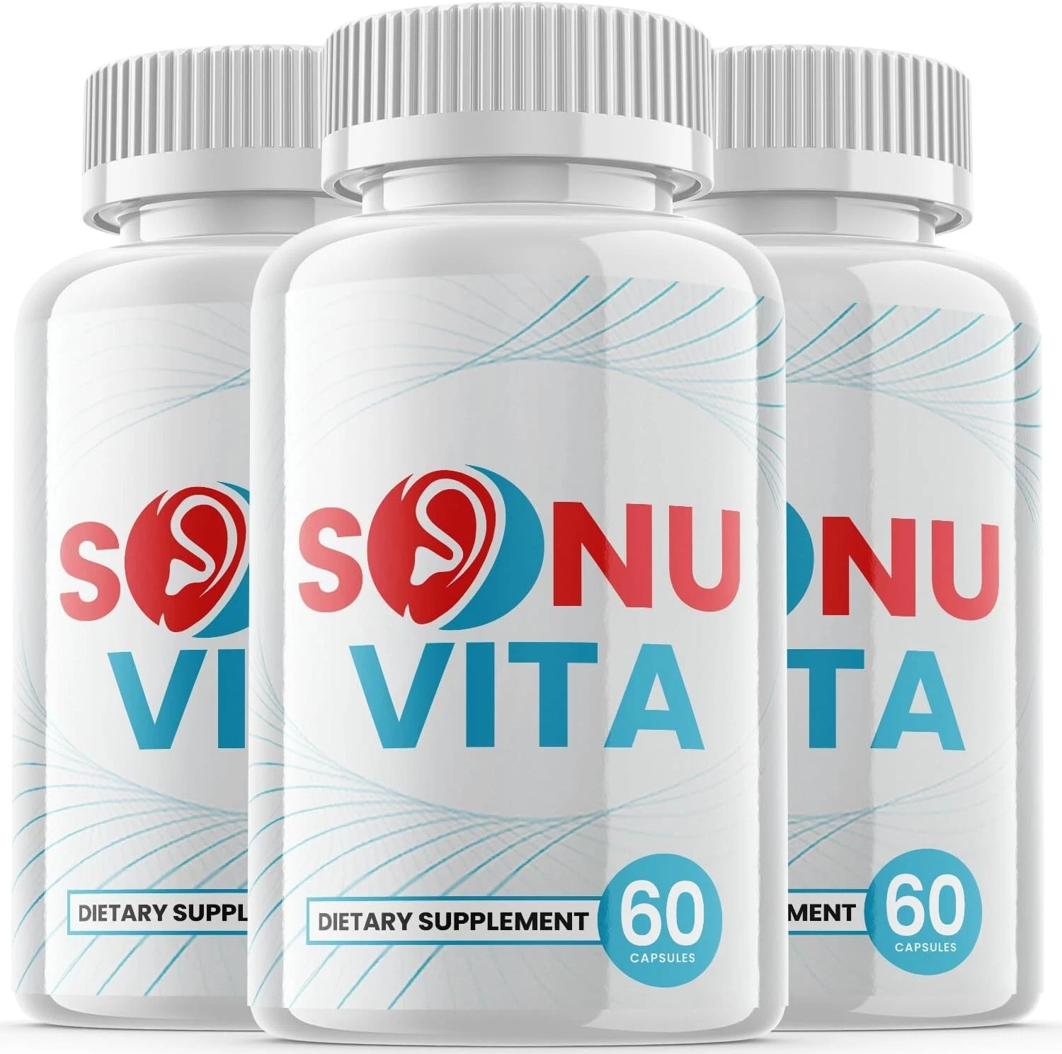 (3 Pack) Sonuvita Hearing Support Pills - Enhance Ear Health & Healthy Hearing
